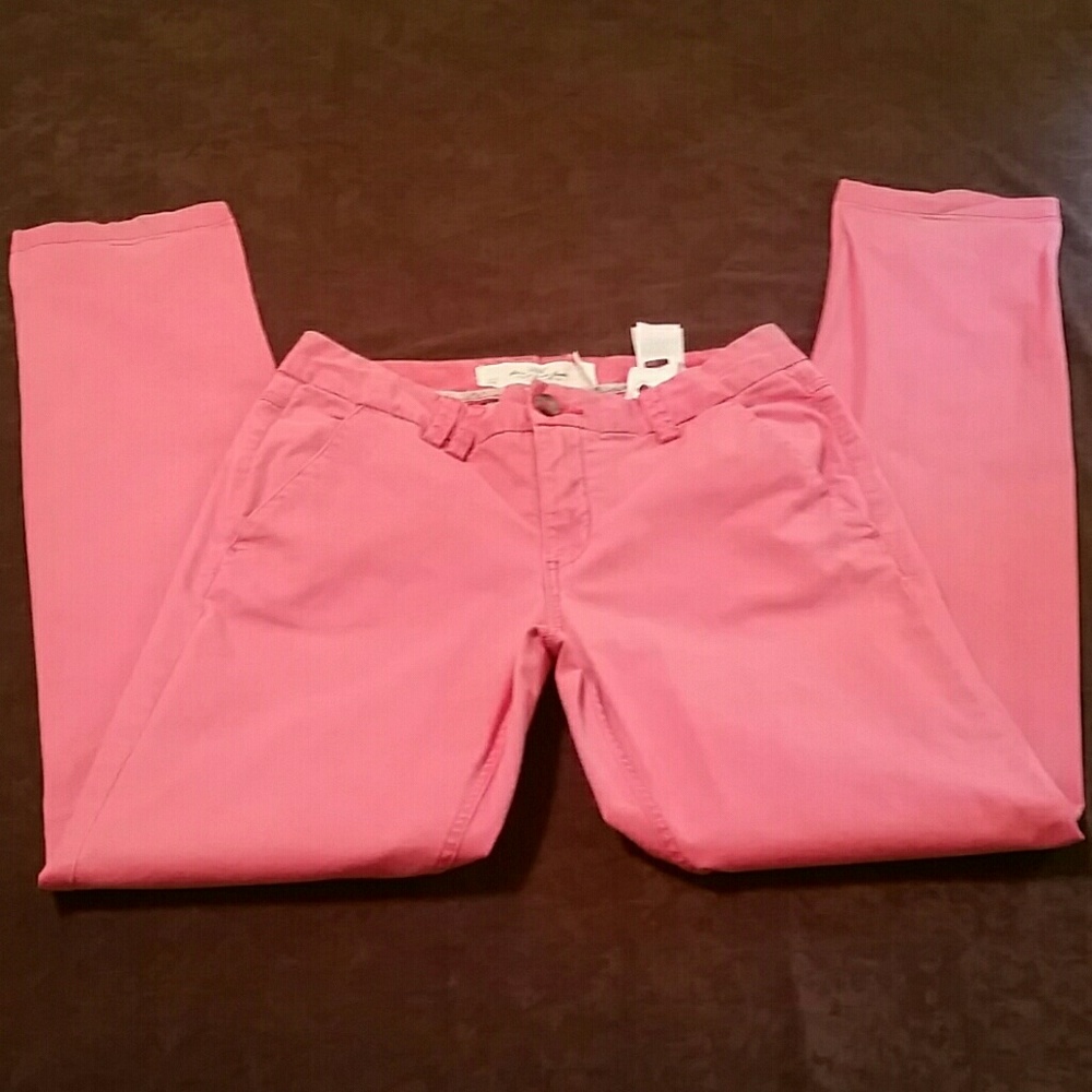 H&M Skinny Pants in Coral Size 6